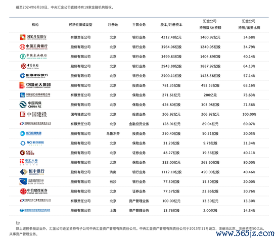 图源:中央汇金官网